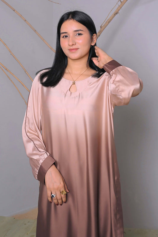 2 Piece – Mocha Ombre Korean Silk Suit